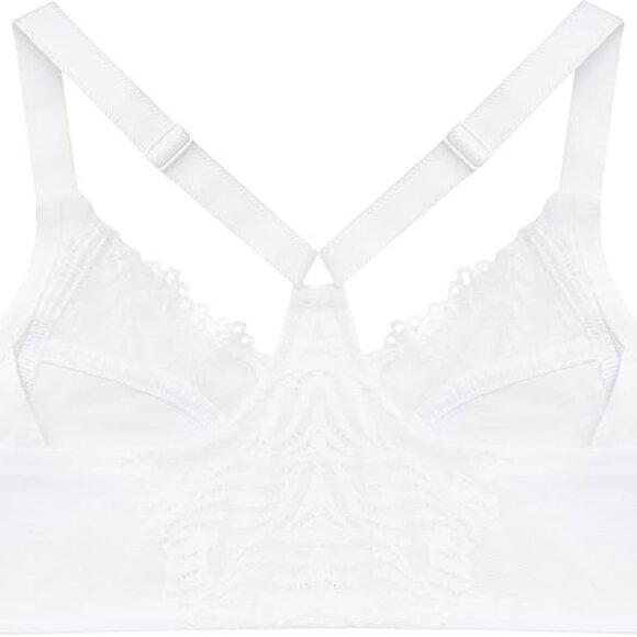 Glamorise Women's Plus Size Front-Close T-Back Wonderwire Underwire 48D NWOT - Picture 5 of 8